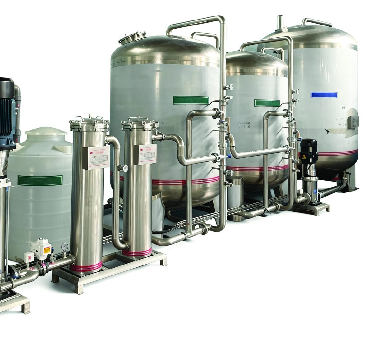 Système de traitement d'eau pour usine d'embouteillage