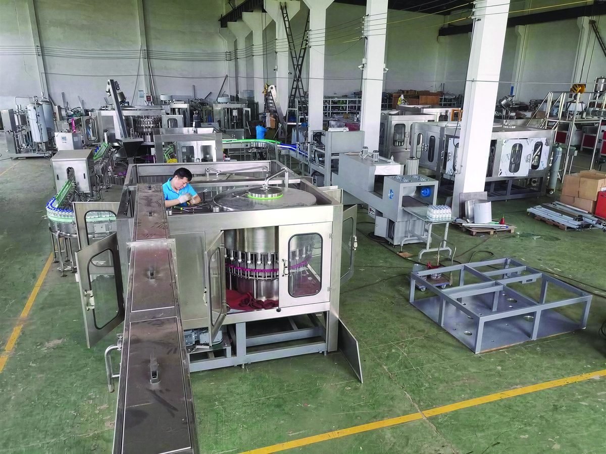Atelier d'assemblage des machines Maticline